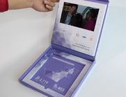 بروشور VIF Custom Hexagon LCD Video بروشور کارتهای هدیه ویدئویی سفارشی کارتهای شارژ لیتیوم 7 &amp;#39;&amp;#39; قابل شارژ