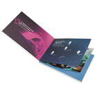 بروشور UV فیلم کاغذی، بروشور ویدئو ویدئو، 210 X 210mm LCD کارت پستال ویدئو