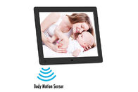 سنسور انسانی 7،7 &quot;دیجیتال قاب عکس دیجیتال بی سیم کنترل از راه دور / دکمه های LCD