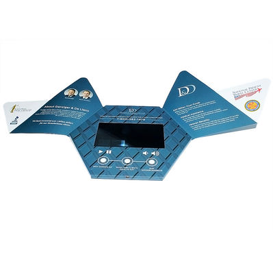 کارت هدایای دیجیتال سفارشی VIF سفارشی 7 اینچ باتری لیتیوم قابل شارژ با حافظه 2GB
