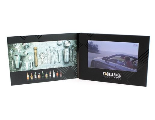 A4 Size Video Brochure Card Digital Module With 2G Memory Capacities