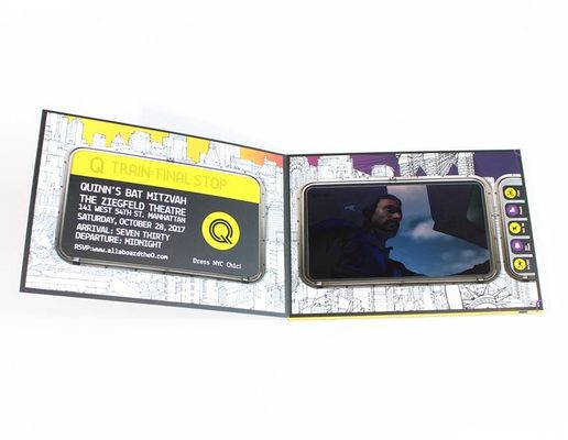 High - Definition Multi - Page Custom Video Business Cards With Elegant Printing