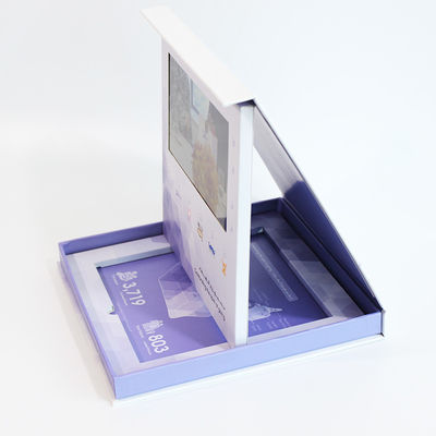 Magnetic Switch Greeting Brochure Card Box Video Packaing Lcd Video Screen 5" 7" 10"