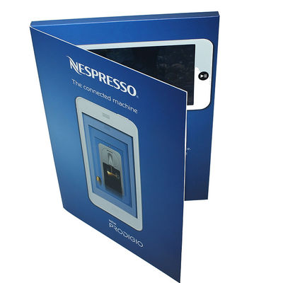 Free sample limited Video in Folder Factory Supply Custom 10 inch Touch Screen  wifi Video Brochure With Your APP
