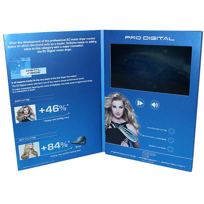 Free sample limited Video in Folder Factory Supply Custom 10 inch Touch Screen  wifi Video Brochure With Your APP