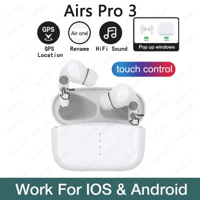تغییر نام گوشی GPS بی سیم بلوتوث TWS IPX6 برای Airpodes Pro 3